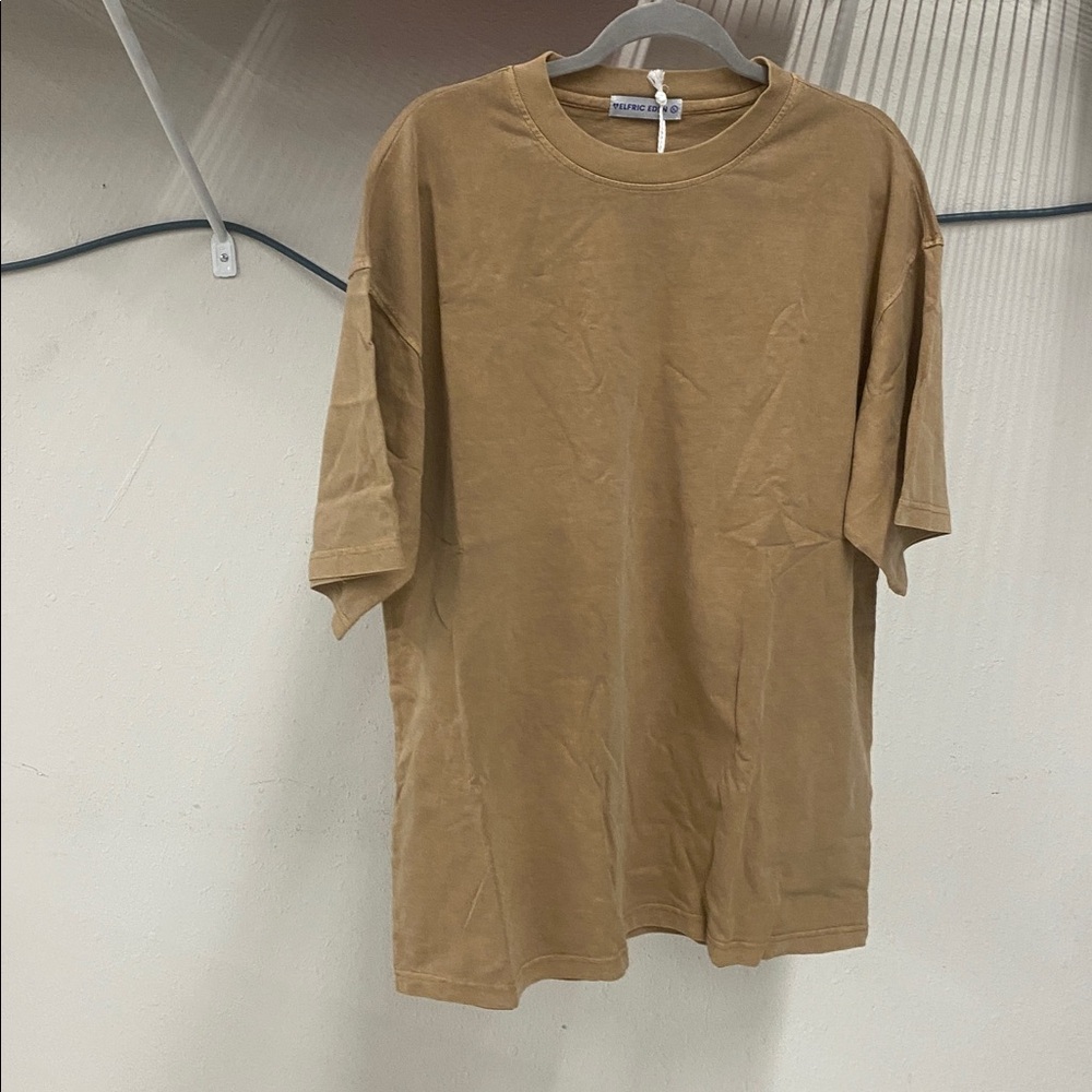 AELFRIC EDEN ESSENTIAL ROLL-UP WASHED TEE - XL